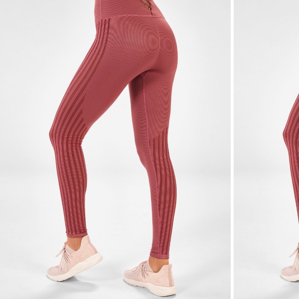 Fabletics High Waisted Seamless Rib Legging